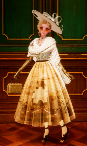 Guilded age beauty image