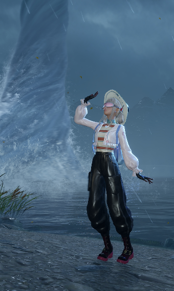 Braving the storm image