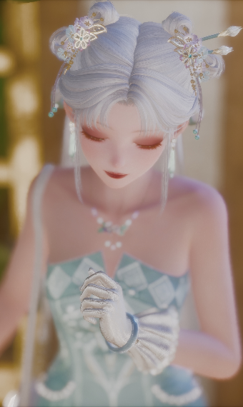 Silken Lilies: Untouchable Poise image
