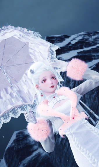 Snowy Blush image