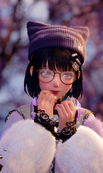 purple casual image