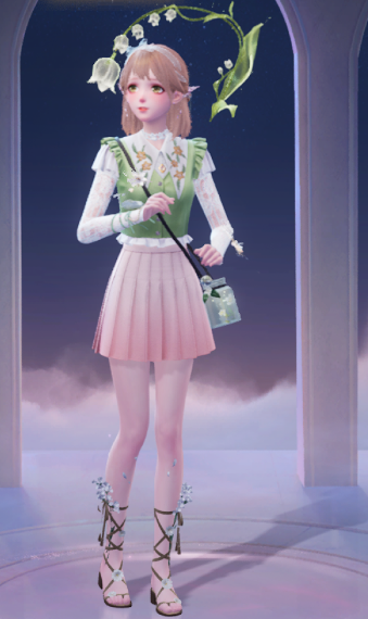 cute plant lover fairy image