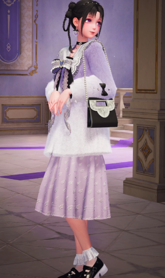 Lilac Lace & Pearls image