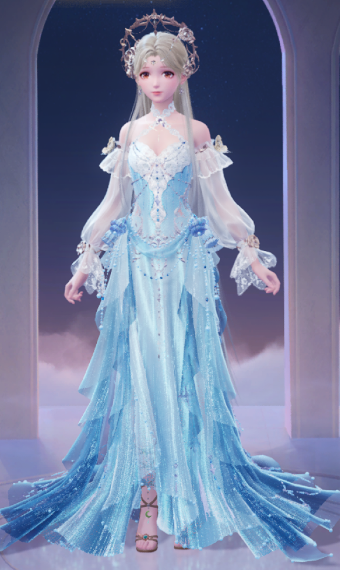 blue goddess image