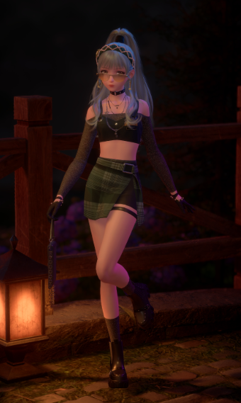 night time green image