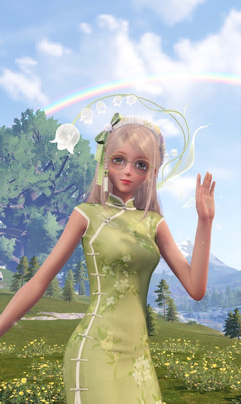 Colors of the Rainbow: Green image