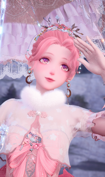 lady in pink image