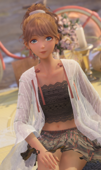 Lacey day on the beach image