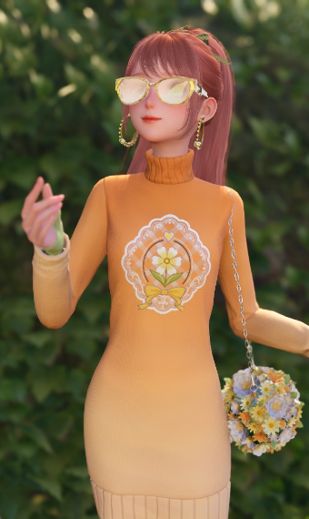 Orange Daisy image