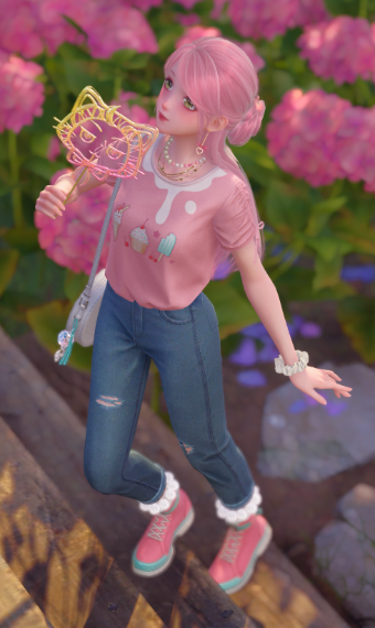 Pink Casual Summer image