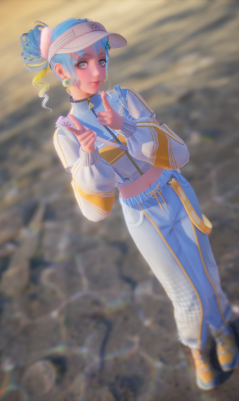 Clear Sky jogging image