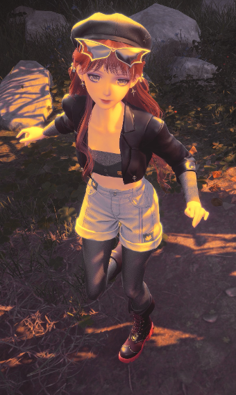 casual goth image