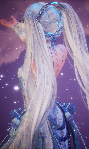 starry night goddess image
