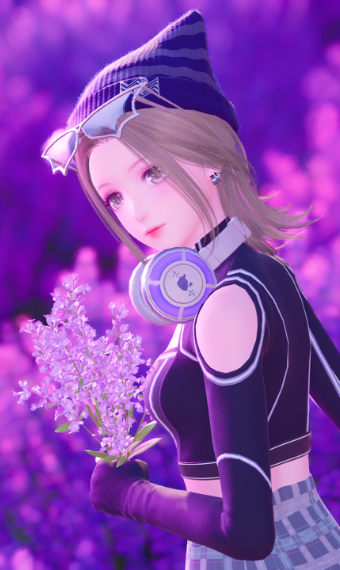 city girl enjoying the contryside image