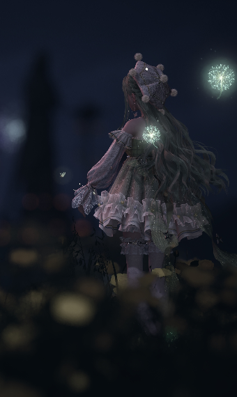 White Ruffles Grow: Secrets Between The Greenery image