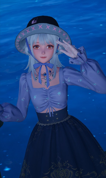 Nighttime fishing image