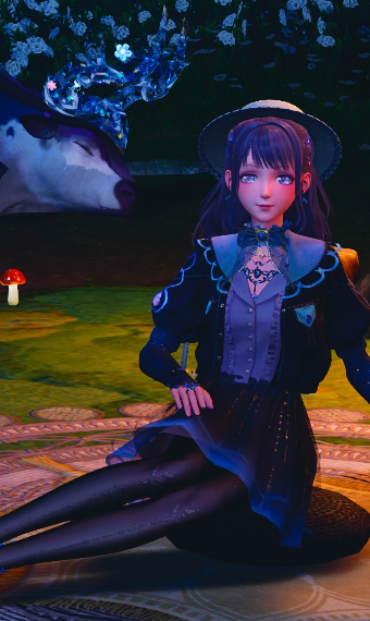 Picture-event: Bullquet blue purple image
