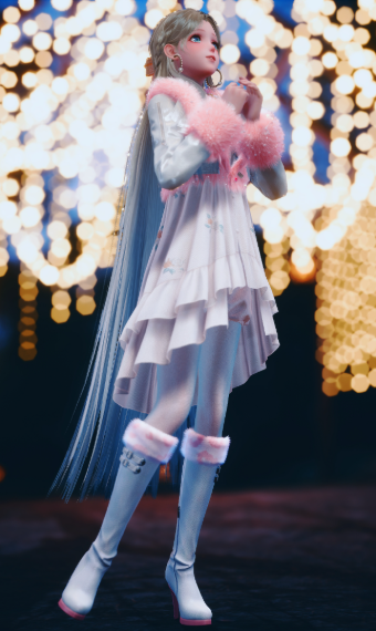 Winter fairground date image