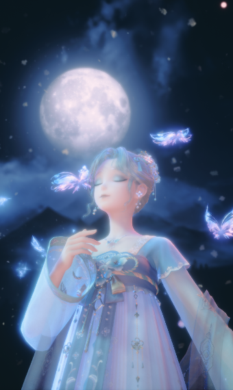 Moonlit fairy image