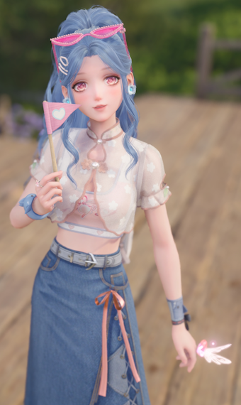 Blue and Pink image
