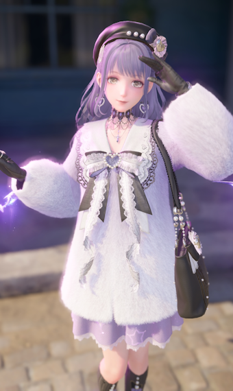 I can't stop styling black and purple image