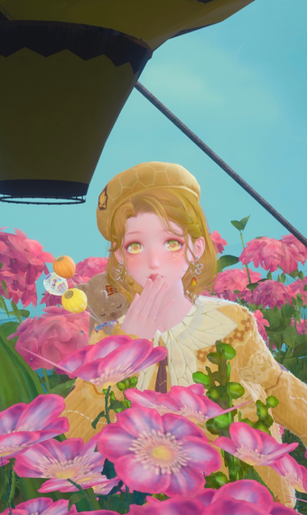 Honey Bear And Her Bees image