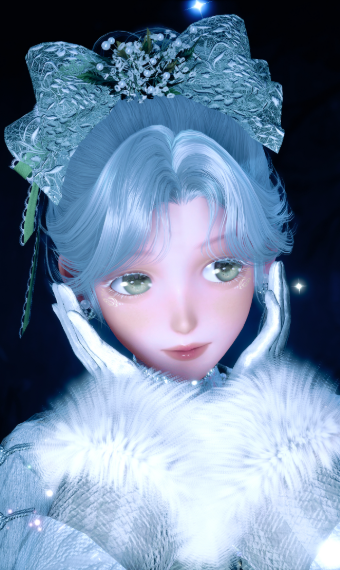 Snowy evergreen image