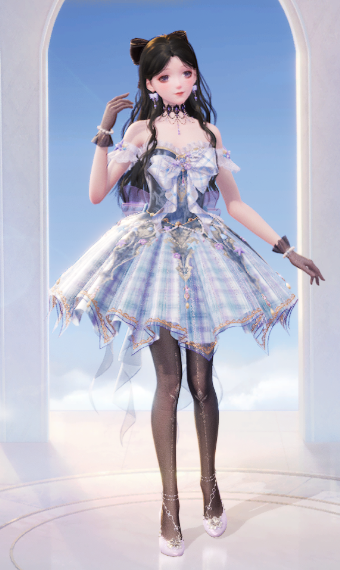 Purple plaid image