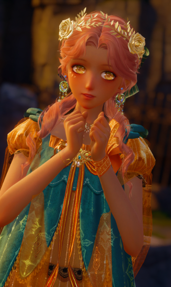Gold kissed image