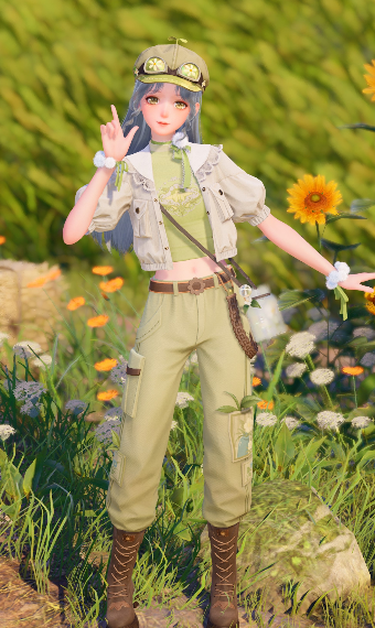 Grass-type Pokemon trainer image