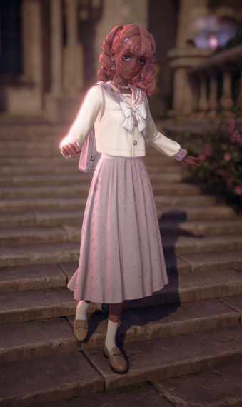 Cute School Girl image