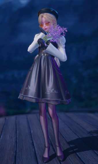 Lavender and butterflies image