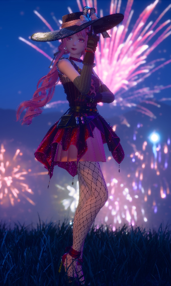 Red and Pink Glow image