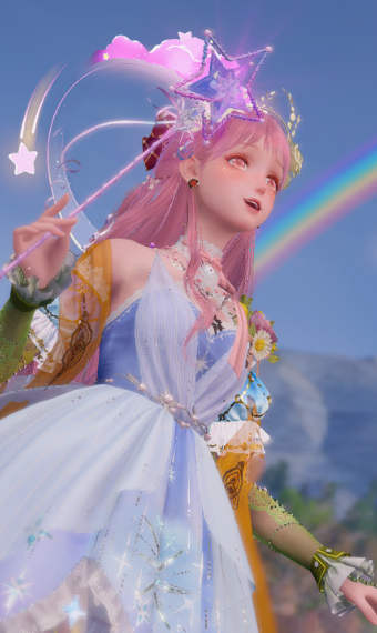Rainbow lady image