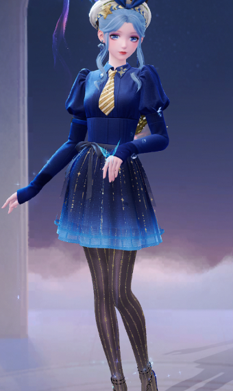 Blue-Yellow Star theme image