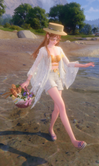 beach picnic image