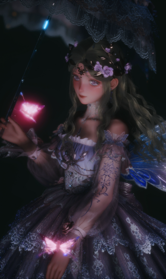 Among the Purple Flowers image