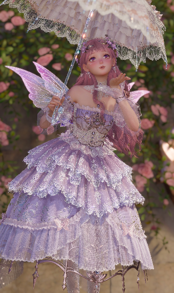 Pink Flower Fairy image