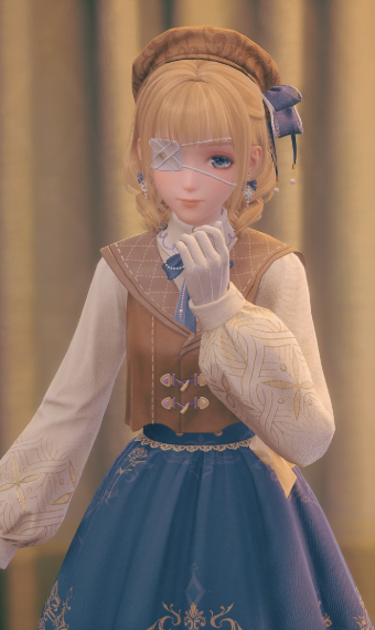 Blue and brown classic EGL coord image