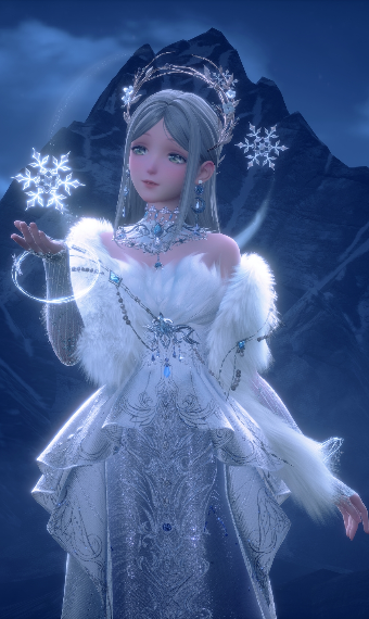 silver snow image