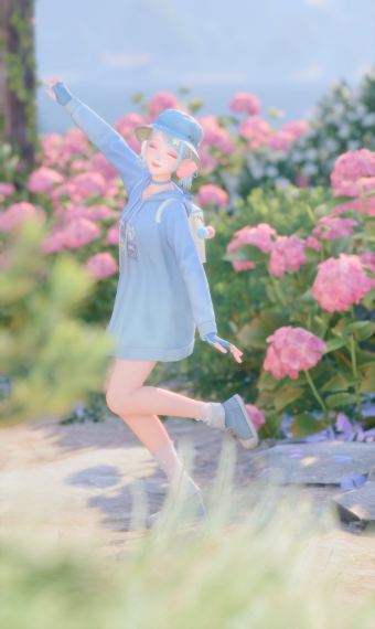 cute blue adventure image