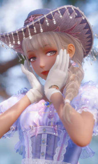 Country Purple Girl image