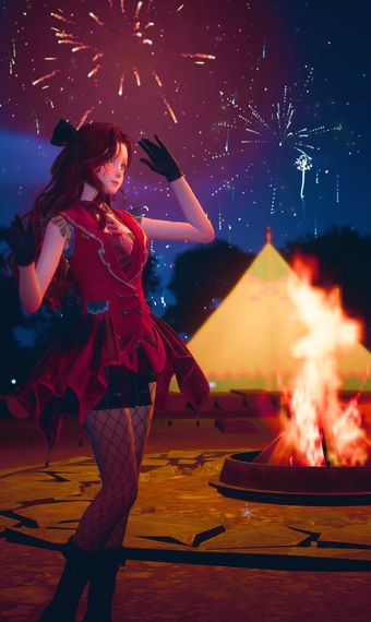 Fireworks Ablaze image