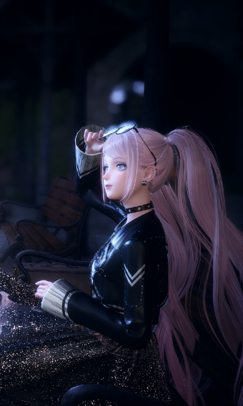 Pink Biker image