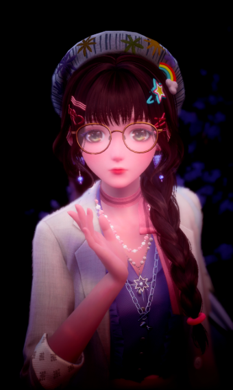 College Pastel image