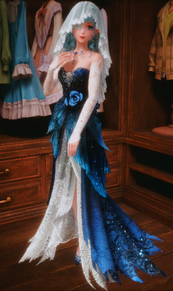 The Bride in Blue image