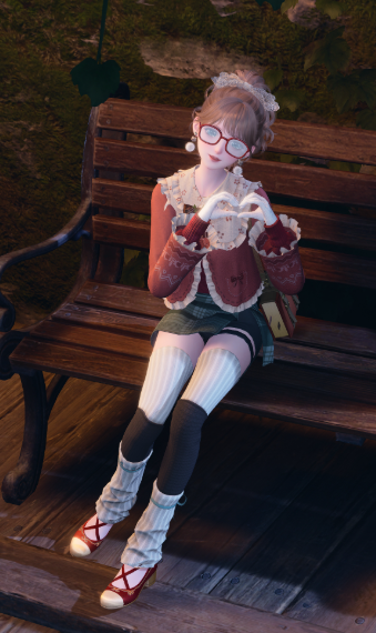 Red ponytail image
