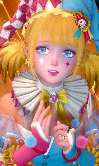 timid clown image