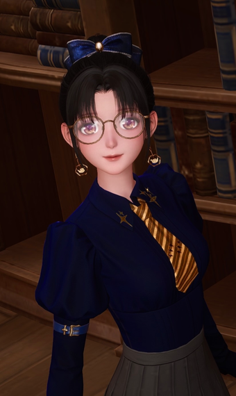 Schoolgirl Nikki (Blue Version) image