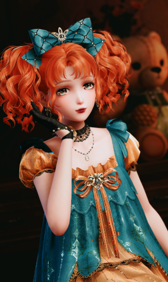 Melodramatic doll image